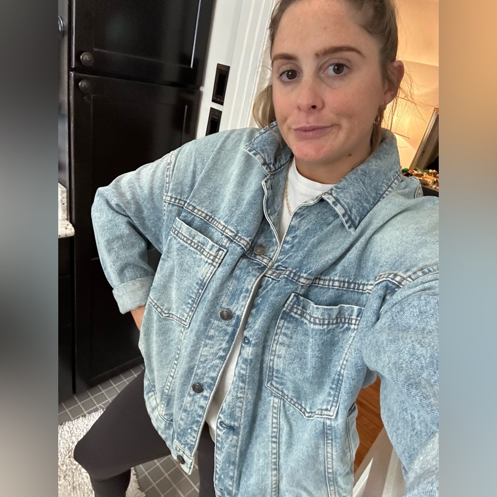 We the free denim jacket - new and never worn size medium